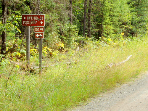 We need to head for Porcupine Creek.